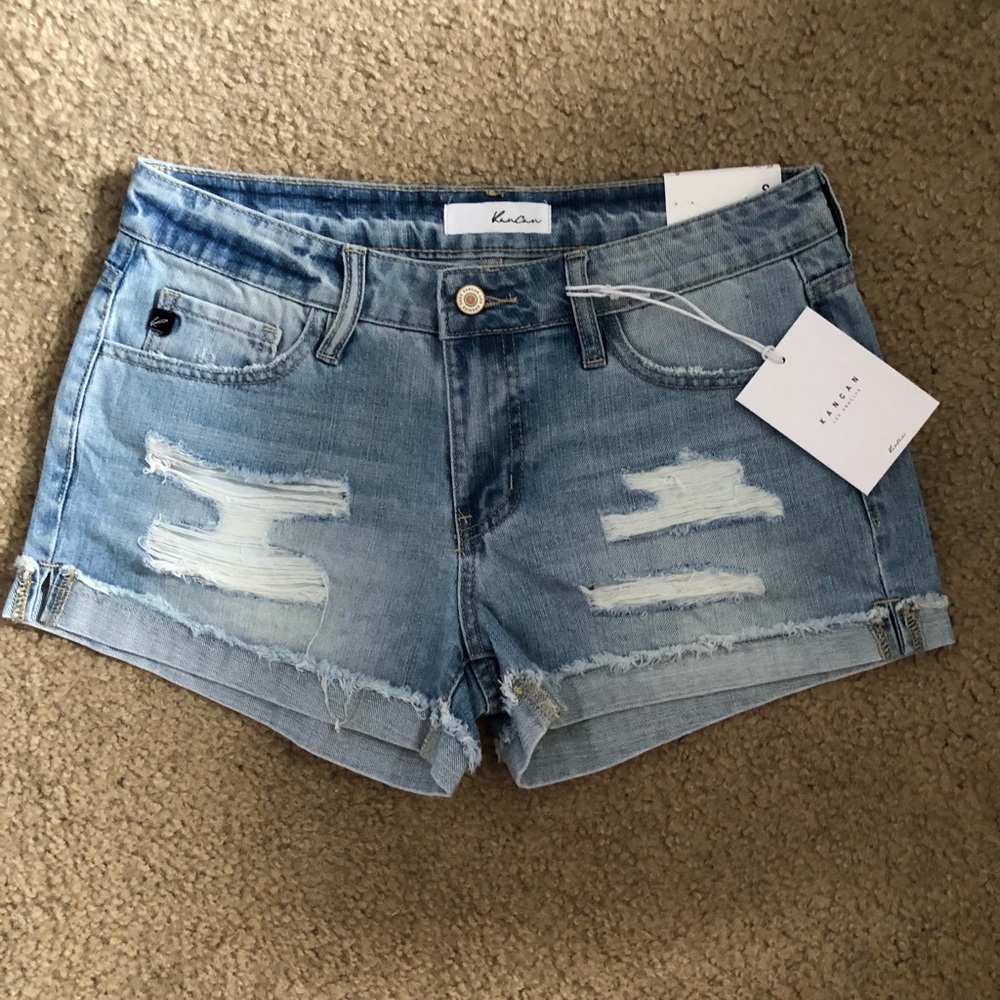 NWT! Women’s KanCan Distressed Shorts
